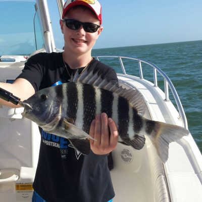 Conner with Sheephead